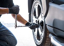 タイヤ・ホイール交換取り付け作業のイメージ